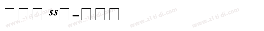 Pro SSi字体转换